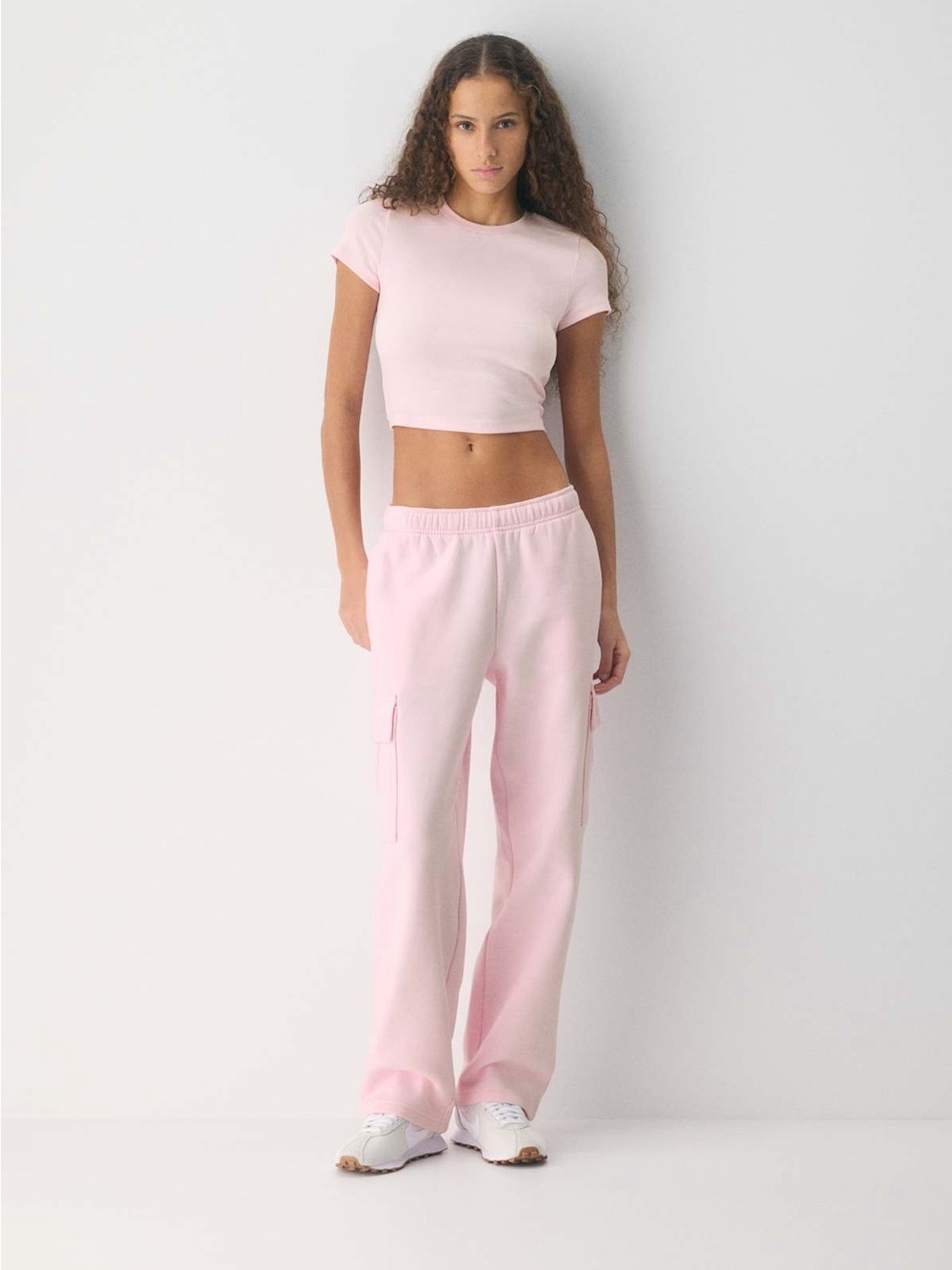 Aritzia Cozy MEGA FIT Sweatfleece Joggers in Blush